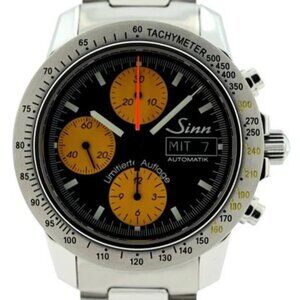 Sinn 41mm Men's Tiger Automatic SS Chronograph JDM Watch! #39 of 77! Ref: 303!